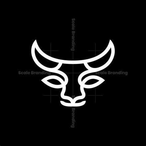 Line Bull Logo Bull Head Logo White Bull Logo Bull Logo Bull Logo