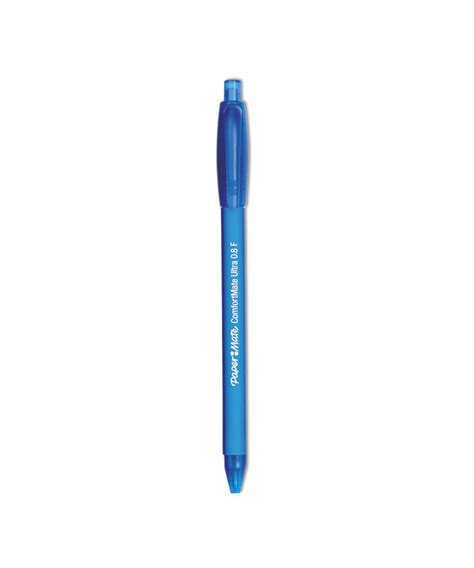Comfortmate Ultra Ballpoint Pen Retractable Fine 08 Mm Blue Ink