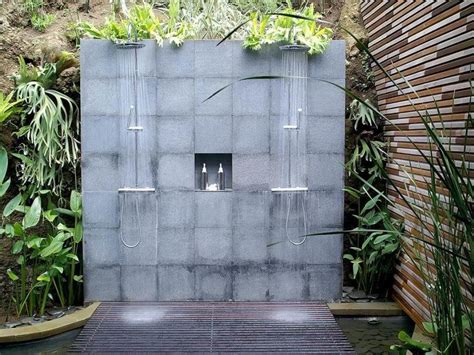 21 Outdoor Shower Design Ideas For Swimming Pools Areas