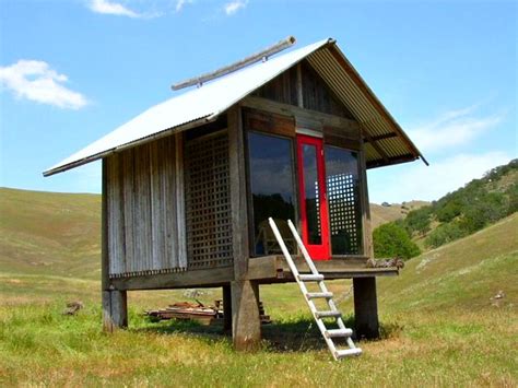Reclaimed Wood Cabin Simple Shelter Texas Inhabitat Green Design