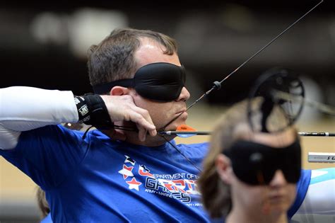 Archers Compete In First Ever Visual Impairment Category At Warrior