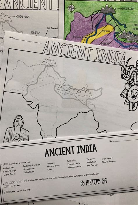 Ancient India Map Worksheet Answer Key Studying Worksheets
