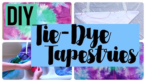Swapping out throw pillows on a sofa is one of the easiest way to change up the look of your living room. DIY Tie Dye Tapestries⎮Easy Room Decor - YouTube