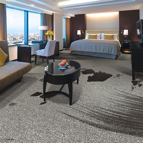 Custom Design Luxury Wool Yarn Axminster Carpet For Guest Room Foxflor