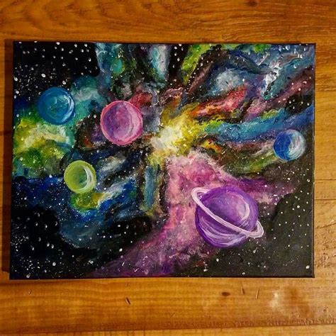 Space Painting Tutorial Acrylic ~ My Space Painting Elecrisric