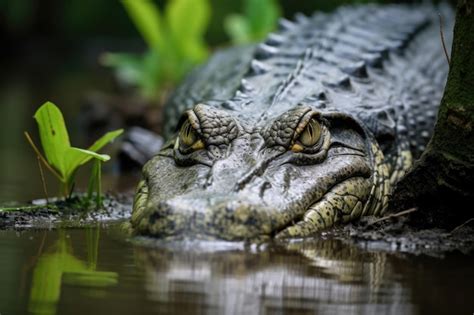 Premium Photo Alligator In Its Natural Habitat