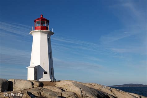 Peggys Point Lighthouse At Peggys Cove Near Halifax The Most