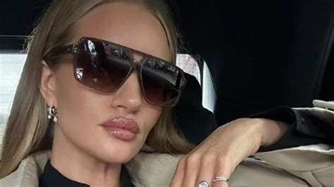Rosie Huntington Whiteley Puts On A VERY Racy Display As She Flashes Her Underwear In A Sheer