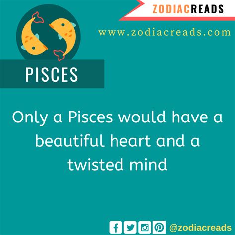 Only A Pisces Have A Beautiful Heart Horoscope Pisces Astrology