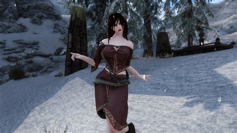 Wilderness Witch Outfit BHUNP CBBE UUNP At Skyrim Nexus Mods