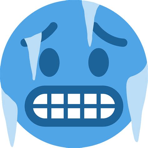 Cold Face Emoji Clipart Cold Face Emoji Png Download Full Size