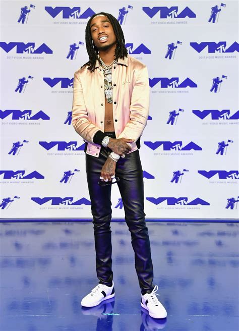 Quavo Dior Homme Striped Sneakers The Best Sneakers Worn At The 2017 Mtv Video Music Awards