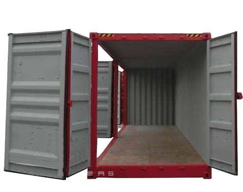 40 High Cube Open Side W Post Shipping Container Conexwest