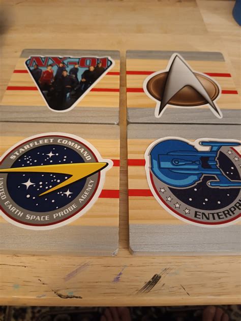 Star Trek Coaster Set Etsy