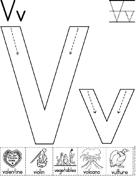 7 Best Images Of Printable Letter V Worksheets Preschool Free
