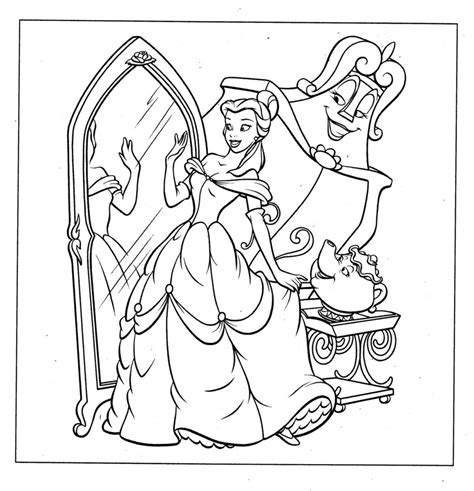 Feel free to print and color from the best 38+ belle coloring pages to print at getcolorings.com. Free Printable Belle Coloring Pages For Kids