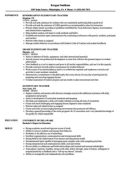 Free and premium resume templates and cover letter examples give you the ability to shine in any application process and relieve you of the stress of building a resume or cover letter from scratch. Elementary Teacher Resume | IPASPHOTO