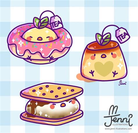 Teabird Donut Flan And Smores 💖🍩🍮 Donut Flan Smores