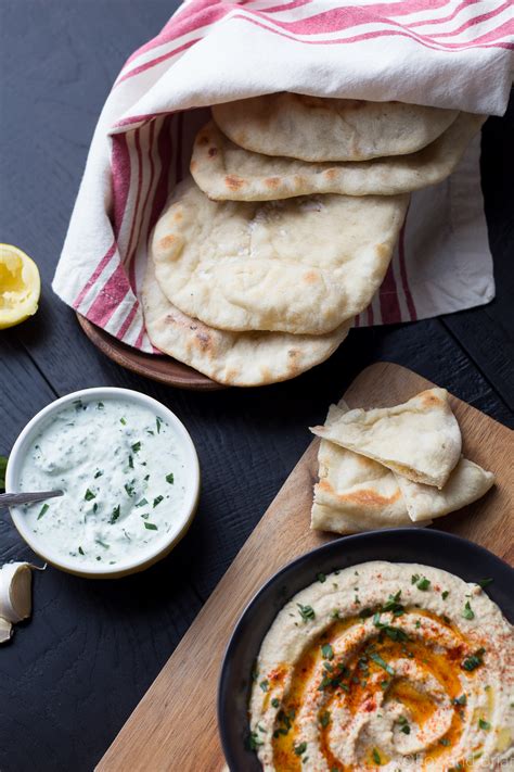 Make spiced pita bread by sprinkling 0.25 oz (7.1 g) of cinnamon into your dough as you knead it. Pita Bread