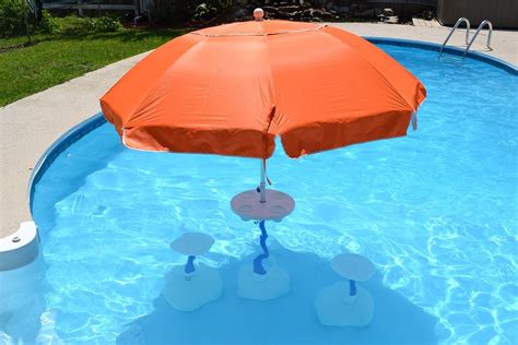 Relaxation Station Pool Lounge Aughog Products Beach Umbrella Sand