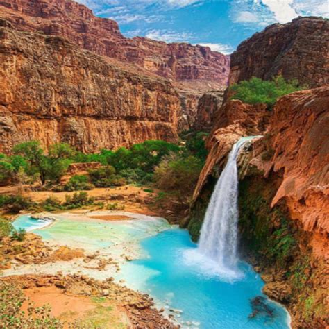 Havasu Falls Supai Arizona Places To Travel Most Beautiful Places
