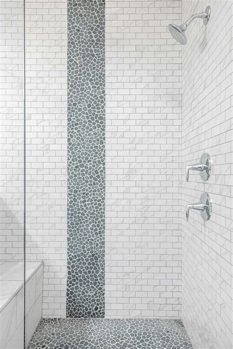 Waterfall Design In Shower Elegant Accents Tile And Design Tile Accent