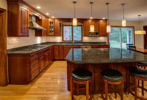 What Color Floor With Cherry Cabinets Homenish
