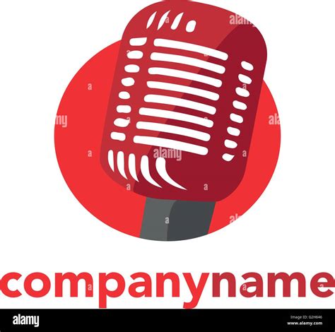Mikrofon Logo Stock Vektorgrafiken Kaufen Alamy