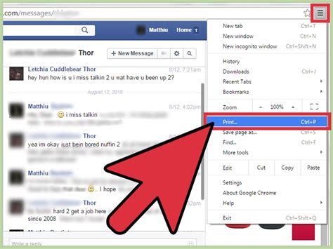 How To Save Facebook Messages 15 Steps With Pictures Wikihow