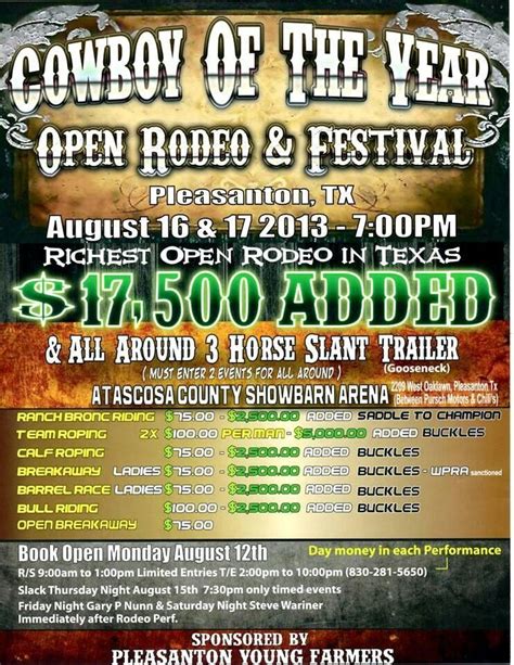 Pin By Hippy Cowgirl On Horsen Around Rodeo Poster Rodeos In Texas