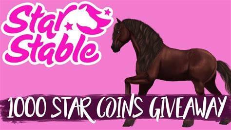 Closed 1000 Star Coins Giveaway Star Stable Online Youtube