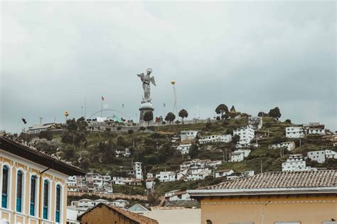 Angel Statue Quito Ecuador Red Around The World