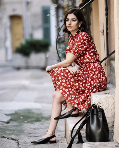 The Red Floral Dress