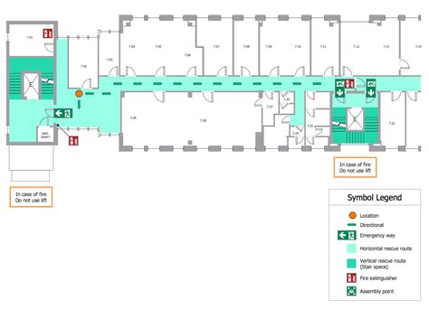 Emergency Exit Plan House