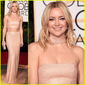 Kate Hudson Bares Some Midriff In Pink At Golden Globes Golden Globes Golden Globes