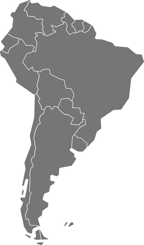 Drawing Of South America Map 23205302 Png
