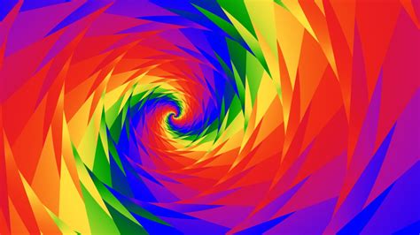 3d Rainbow Vortex Spiral Colorful Trippy Hd Trippy Wallpapers Hd