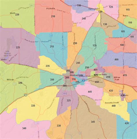 Texas County Precinct Map