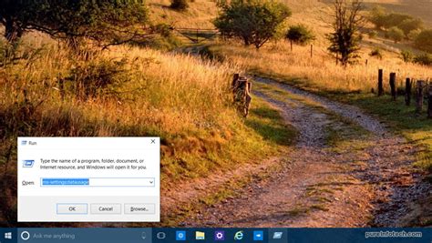 How To Open Specific Settings Pages In Windows 10 With ‘ms Settings