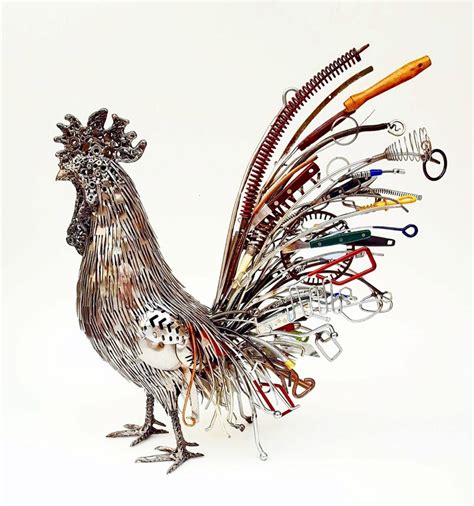Incredible Figurative Welded Sculptures Made From Scrap Metal By Brian Mock — Visualflood Magazine