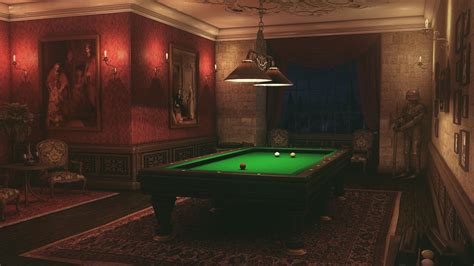 Billiards Room Interior Design Wallpapers Hd Desktop And Mobile