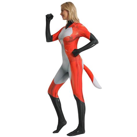 Ladybug Rena Rouge Fox Halloween Cosplay Costume Zentai Bodysuit Uk