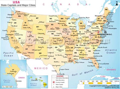 Usa Map With Cities Map Of Us With Major Cities Us Map With Cities