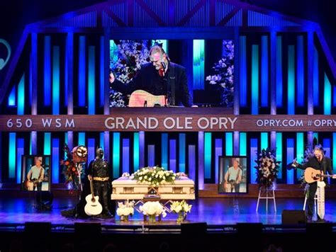 Troy Gentry Funeral Service At Grand Ole Opry In Nashville