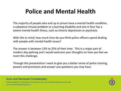 Ppt Police And Mental Health Powerpoint Presentation Free Download Id3540416