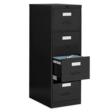 File cabinets are often heavy, cumbersome, and hard to move. Global Office 4 Drawer Vertical Metal File Cabinet - 25-450