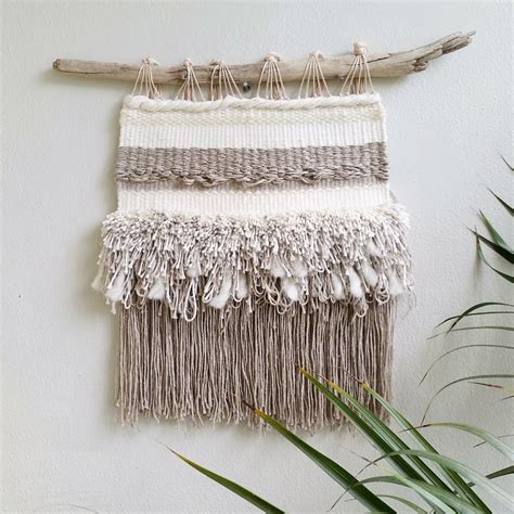Woven Wall Hanging Weaved Wall Fiber Art Wall Tapestry on
