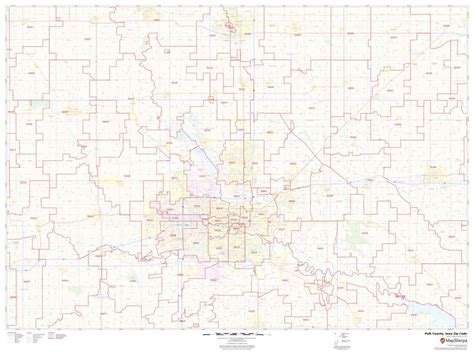 Polk County Zip Code Map Iowa