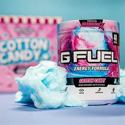 g fuel elite energy and endurance powder tub cotton candy 40 servings