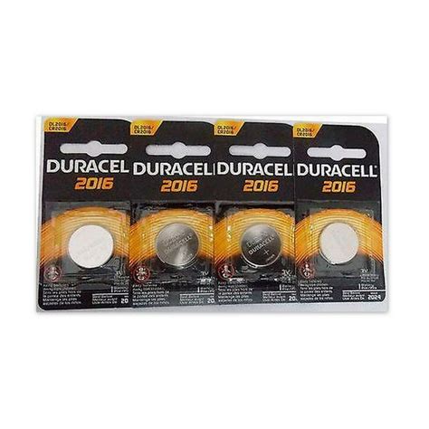 Duracell Dl2016 Cr2016 Dl2016b Coin Type 3 Volt Lithium Battery 4 Pack